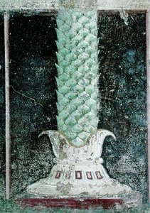 Base of a column in the style of a palm tree trunk (detail) by Roman