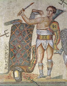 Battle between Gladiators (detail)
