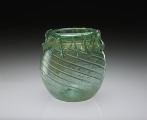 Blown-Glass Jar with Functional & Decorative Trailing, AD 301-400