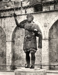Colossal statue possibly of Emperor Valentinian I (321-375) called 