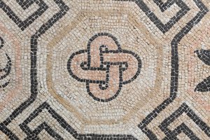 Geometric Pattern from the Via San Rocchino Domus, 2nd Century AD by Roman