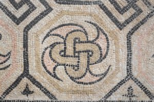Geometric Pattern from the Via San Rocchino Domus, 2nd Century AD by Roman