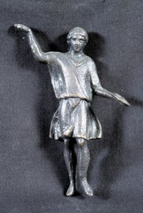 Bronze Offering Statuette, Private Collection, 2nd Century. Presumably by the Pilgrims at the Temple of Mars by Roman