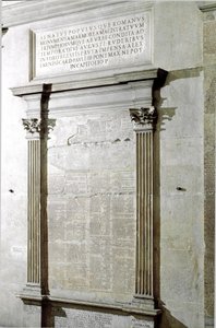 Plaque of the Triumphal and Consular Fastes. Period of Emperor Augustus by Roman