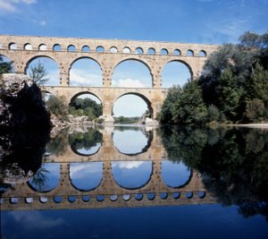Pont du Gard, Roman Aqueduct by Roman