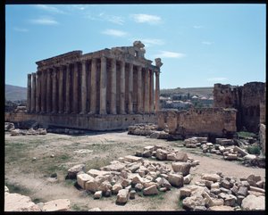 Remains of the temple of Bacchus by Roman