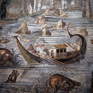 River vessel of the 1st century BC. (Detail)