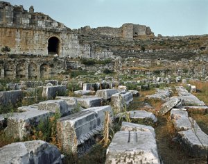 Roman art, Hellenistic period: the theatre of Miletus. 2nd century. Turkey