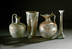 Roman Art: Jugs and Glass Vases from Pompeii by Roman