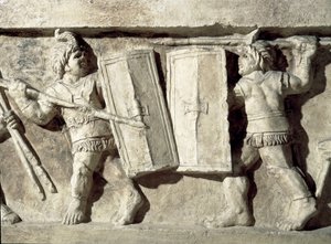 Battle of Gladiators by Roman