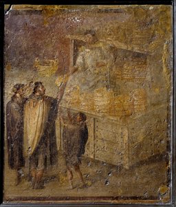 Scene Depicting a Baker Selling Bread by Roman