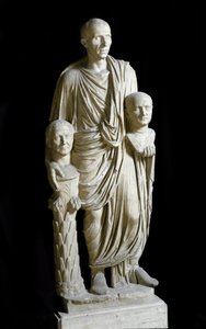 Statue Barberini: Patrician Carrying the Busts of Two Ancestors by Roman
