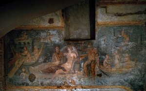 The Return of Proserpine of the Underworld, 2nd-3rd Century (fresco) by Roman