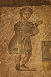 Two Apse Room, floor mosaic, Villa Romana del Casale, Piazza Armerina, Sicily, Italy