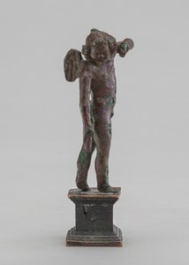 Winged Child Carrying a Torch by Roman
