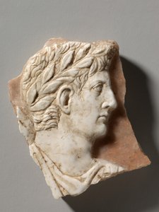 Cameo with Portrait of the Emperor Augustus by Roman Imperial Period