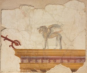 Griffin Atop Entablature, Pompeii by Roman Imperial Period