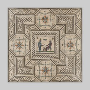Mosaic Pavement with Egyptianizing Scene, c.130-150 A.D by Roman Imperial Period