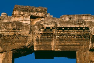 Temple of Bacchus, Door Lintel (detail) by Roman Imperial Period