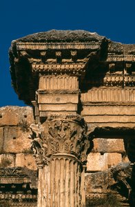 Temple of Bacchus, Entablature (detail) by Roman Imperial Period