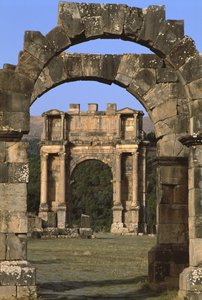 Triumphal arch built in honour of Emperor Caracalla, High Imperial Period by Roman Imperial Period