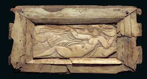 Framed plaque with a female figure, from Egypt, late 3rd to early 4th century AD
