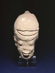 Helmeted head, from Aniba, Nubia by Roman Period Egyptian