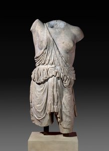 An Amazon, Roman copy of a Greek bronze from c.430 BC by Roman Roman