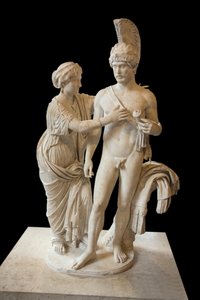 Imperial Couple in Mars and Venus (between 120 and 140 AD) marble sculpture