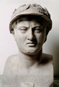 Bust of Pyrrhus I (or Pyrrhos) King of Epire from 306 to 272 BC