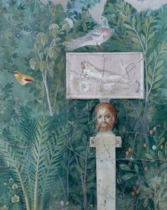 Detail from a Garden Painting, House of the Golden Bracelet, Pompeii