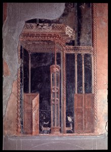Fresco of triclinium of casa dei cervi, 5th century BC-1st century AD