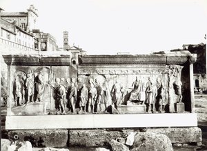 Pluteus of Trajan with Depictions of the Institutio Alimentaria by Roman Roman