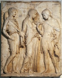 Orphee, Eurydice and Hermes