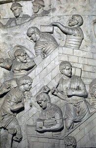 Construction of a Fort in the Roman Encampment (Mould of 1862) by Roman Roman