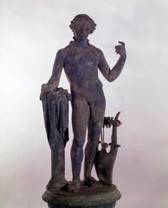 Statue of Apollo in bronze by Roman Roman