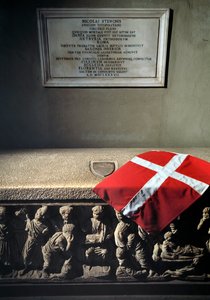 Roman Sarcophagus Used as Tomb of Niccolo Stenone by Roman Roman