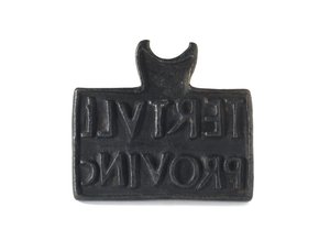 Roman Stamp Used for Stamping Produce or Property, from Cramond, Midlothian, AD 140-211 by Roman Roman