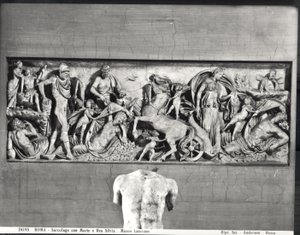 Sarcophagus depicting Mars and Rhea Silvia