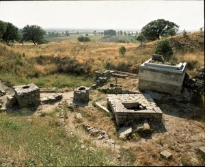 Temple and altar of sacrifices