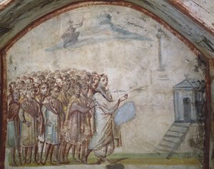 The Raising of Lazarus, Catacombs of Via Latina, Rome