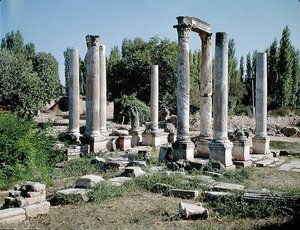 View of the propylaea or monumental gateway by Roman Roman