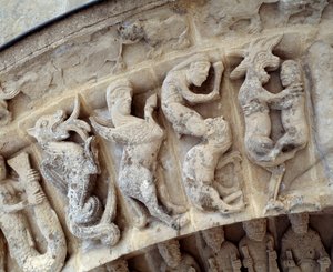 Detail of sculptures of the south portal