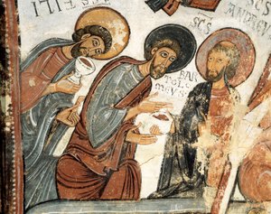 The Apostles Philip, Barthelemy and Andre by Romanesque