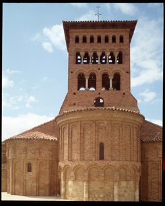 View of the Church with Belltower by Romanesque