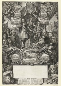 Allegory of the Victories of William III in 1673 by Romeyn de Hooghe
