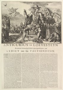 Anticurius van Loevesteyn by Romeyn de Hooghe