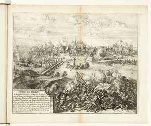 Siege and capture of Grave, 1586 by Romeyn de Hooghe