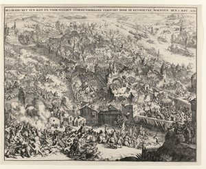Belgrade Taken by Storm by Maximilian Emanuel, Elector of Bavaria, September 6th 1688 by Romeyn de Hooghe