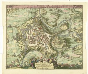 Bombardment of Luxembourg by Marshal de Créquy, 1684